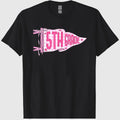 Back to School Fifth 5th Grade Pennant Flag Teacher Student T-Shirt
