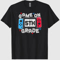 Game On 5th Grade Back To School Video Gamer Boys Kids T-Shirt