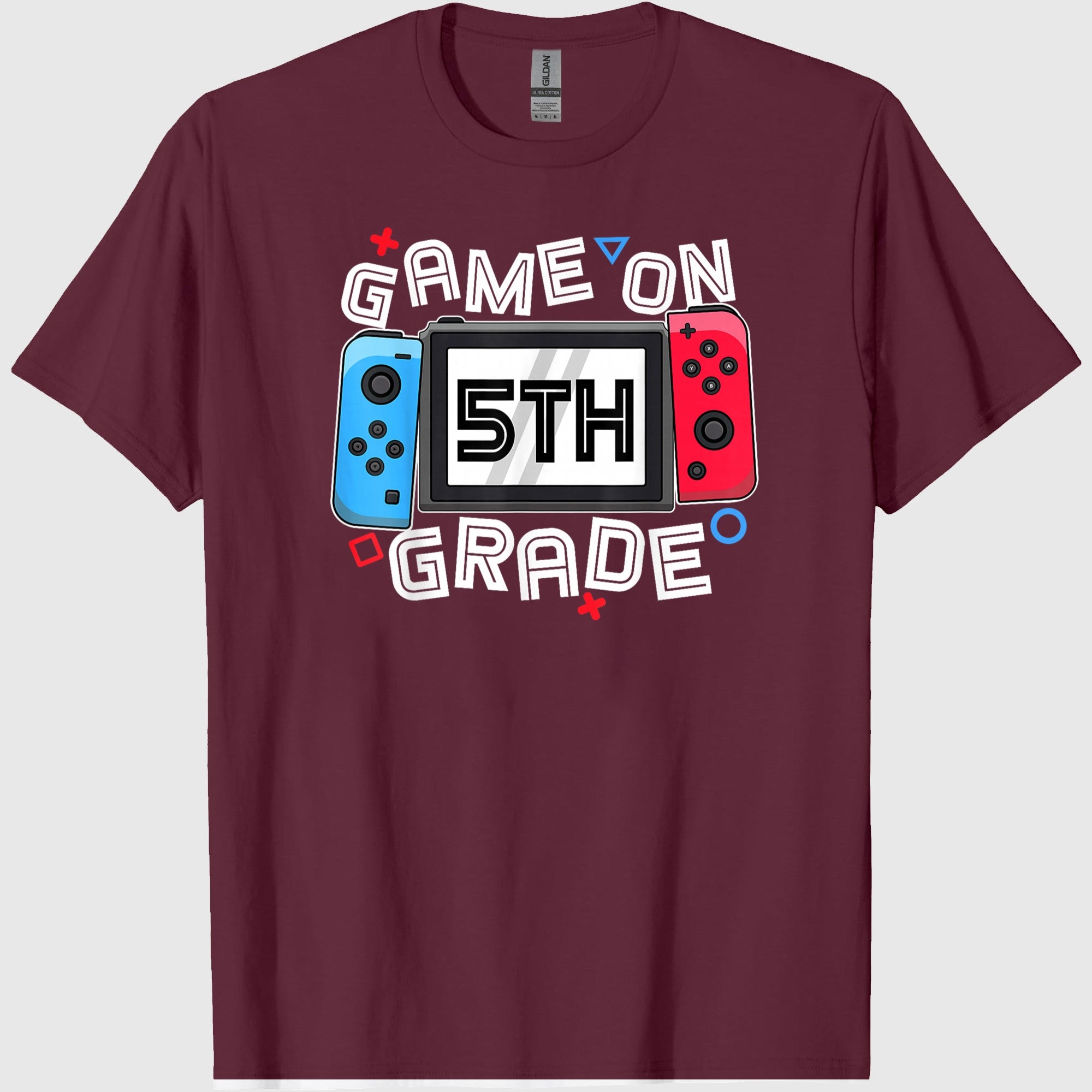 Game On 5th Grade Back To School Video Gamer Boys Kids T-Shirt