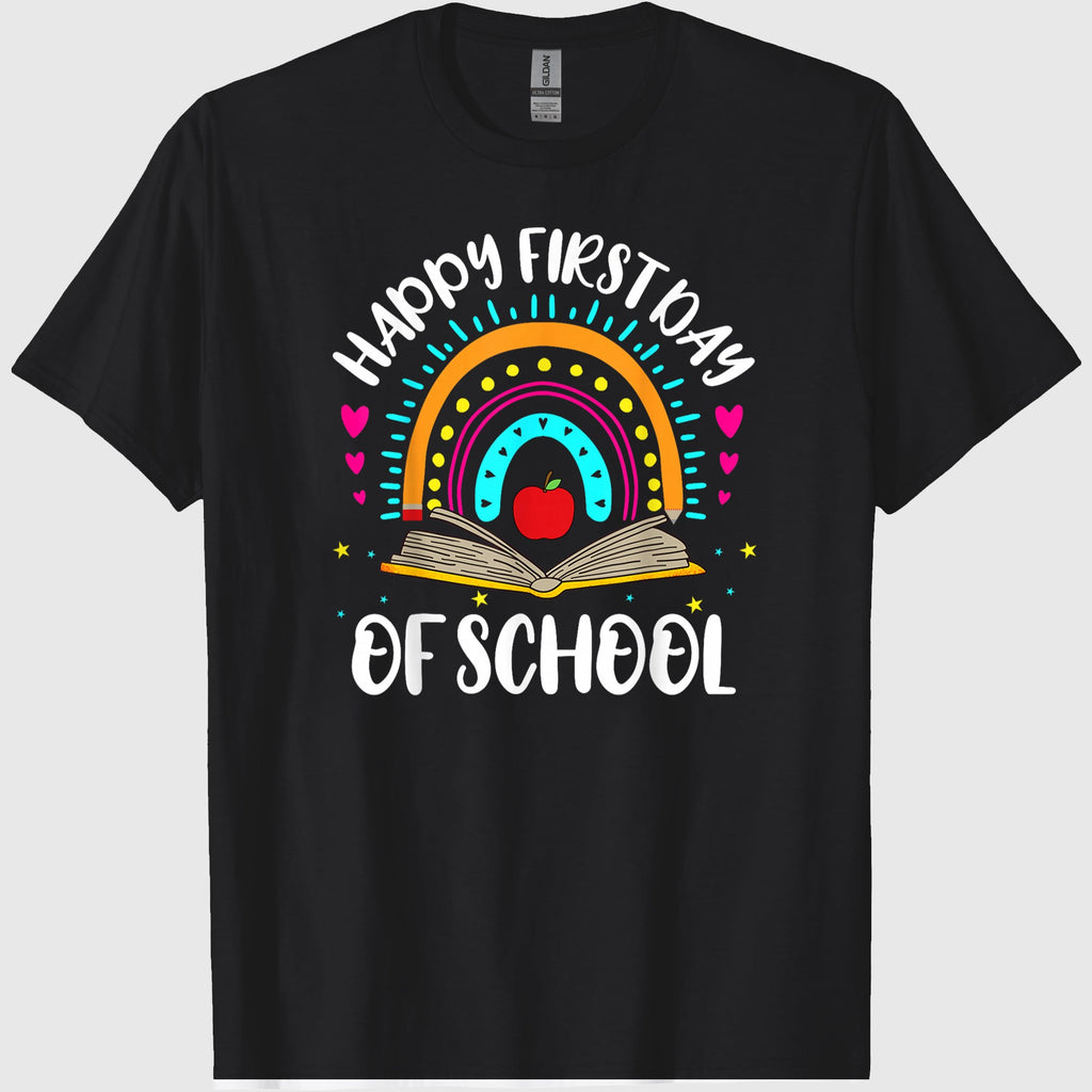 Happy First Day Of School Teachers Kids Back To School T-Shirt
