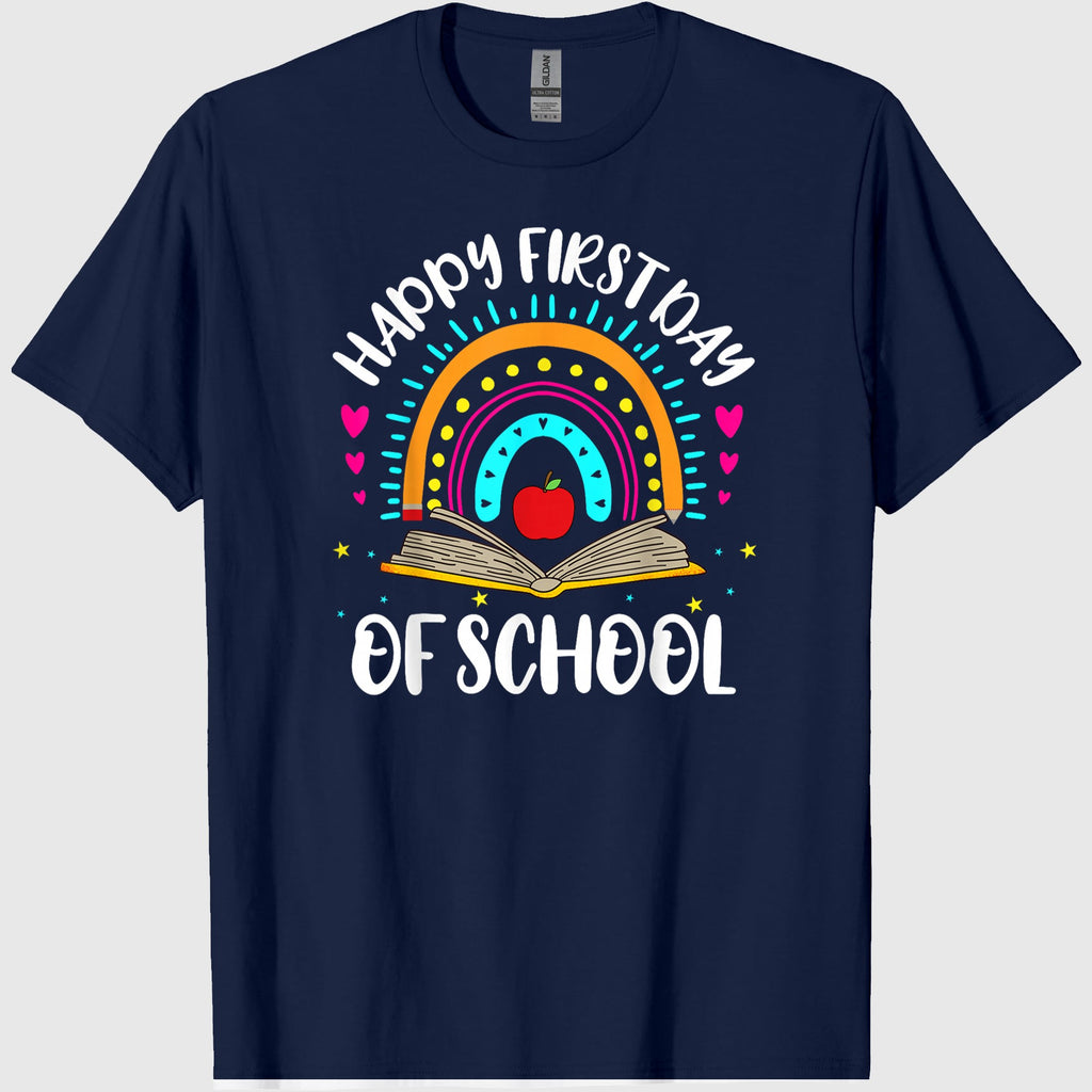 Happy First Day Of School Teachers Kids Back To School T-Shirt