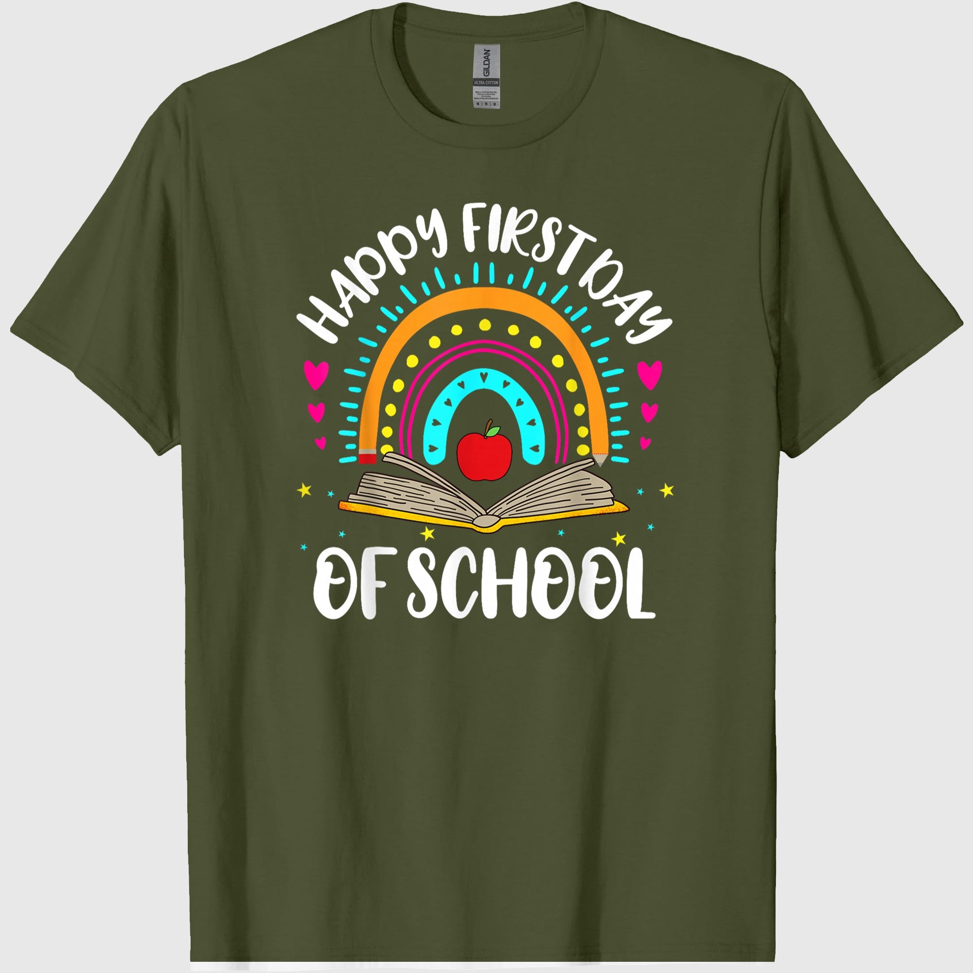 Happy First Day Of School Teachers Kids Back To School T-Shirt